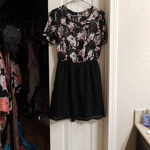 Ole pin up girl mini dress